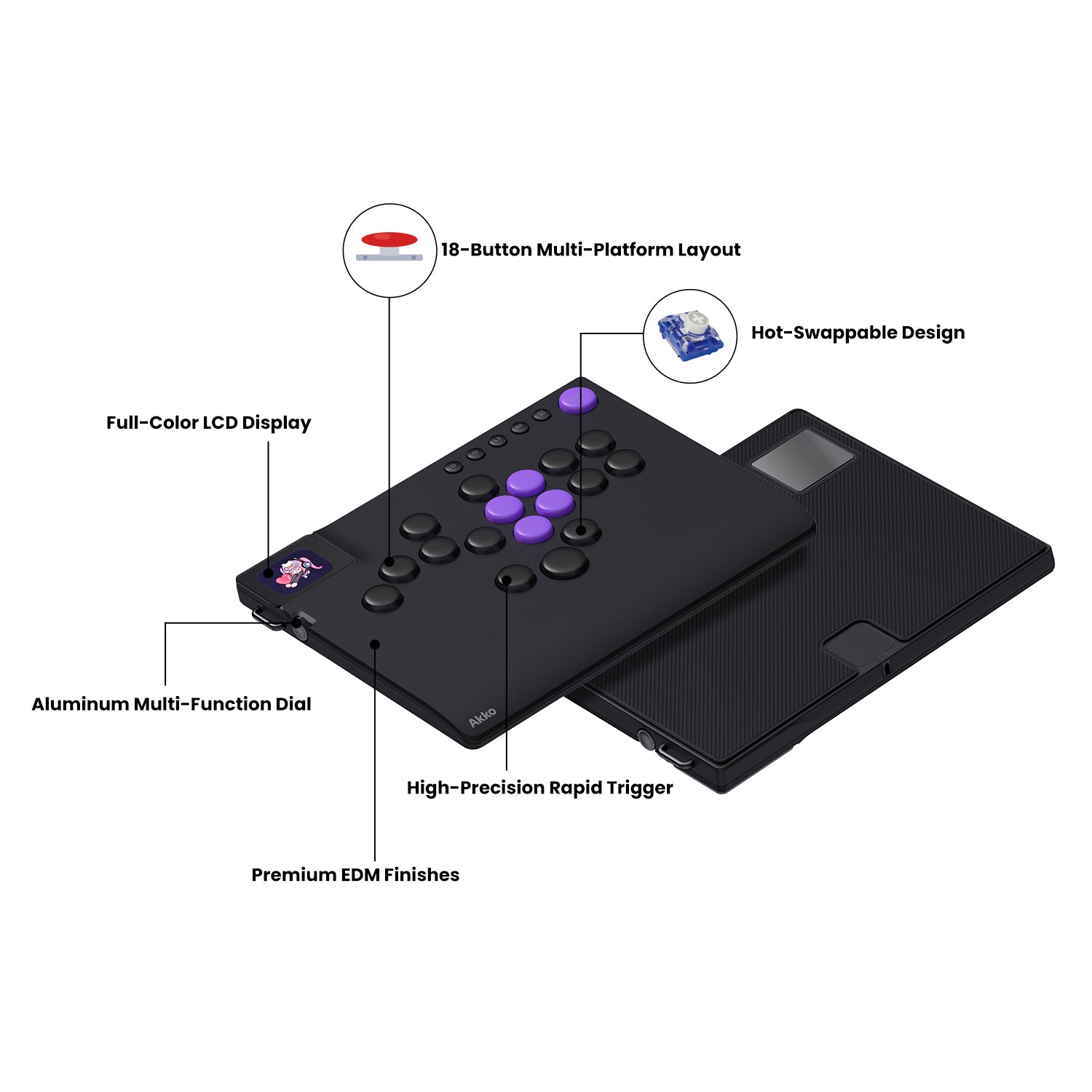 Akko FUNBOX Arcade Controller | Monsgeek EU