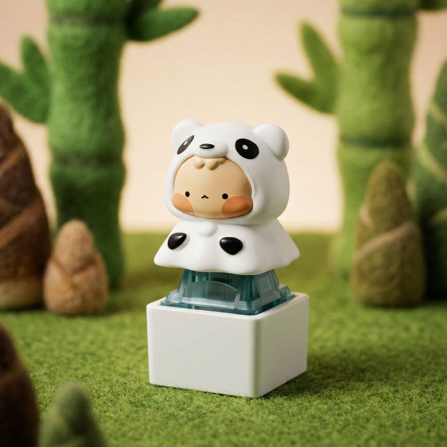 Animal Artisan Keycap × Switch Tester Chubby Panda 