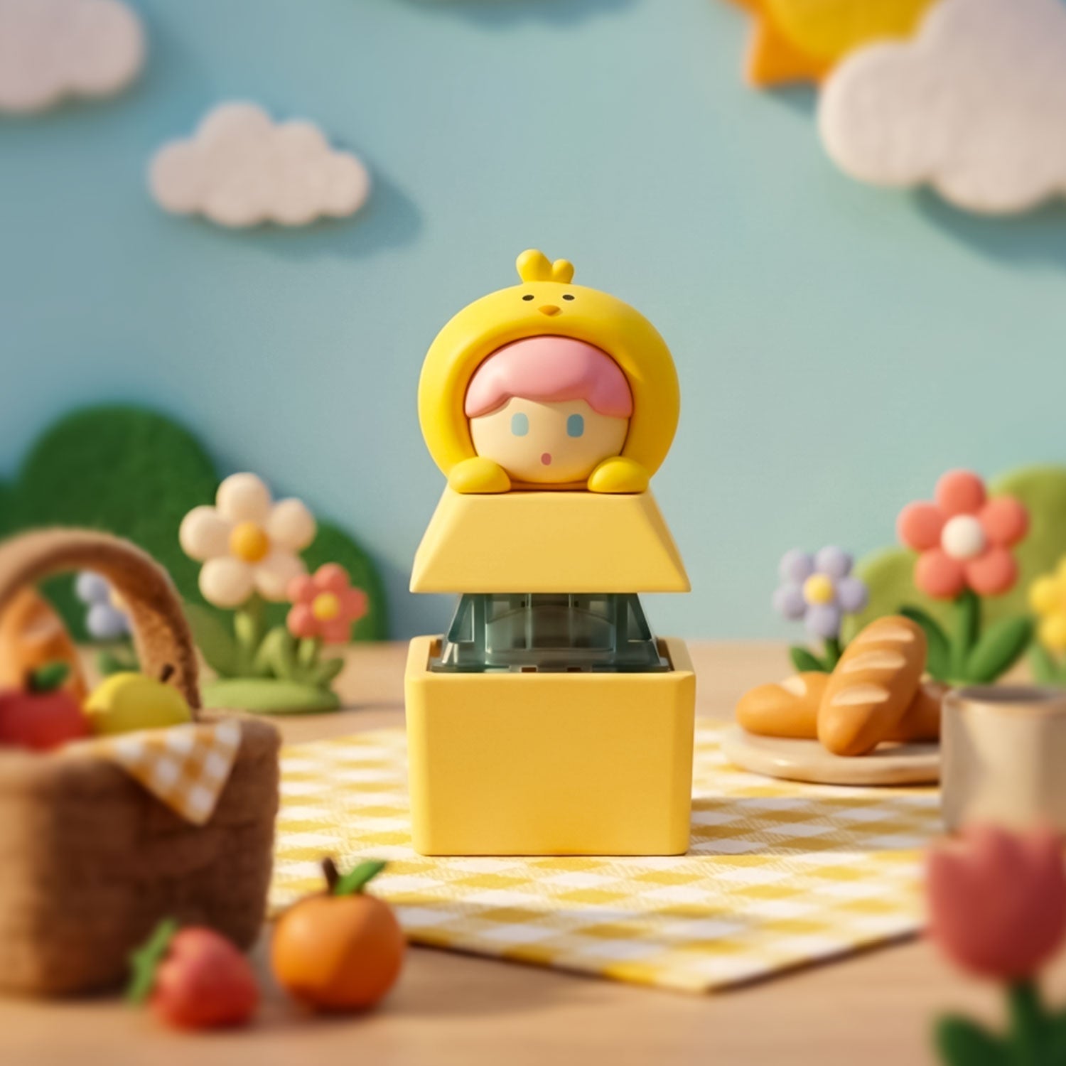 Animal Artisan Keycap × Switch Tester Dumb Chick