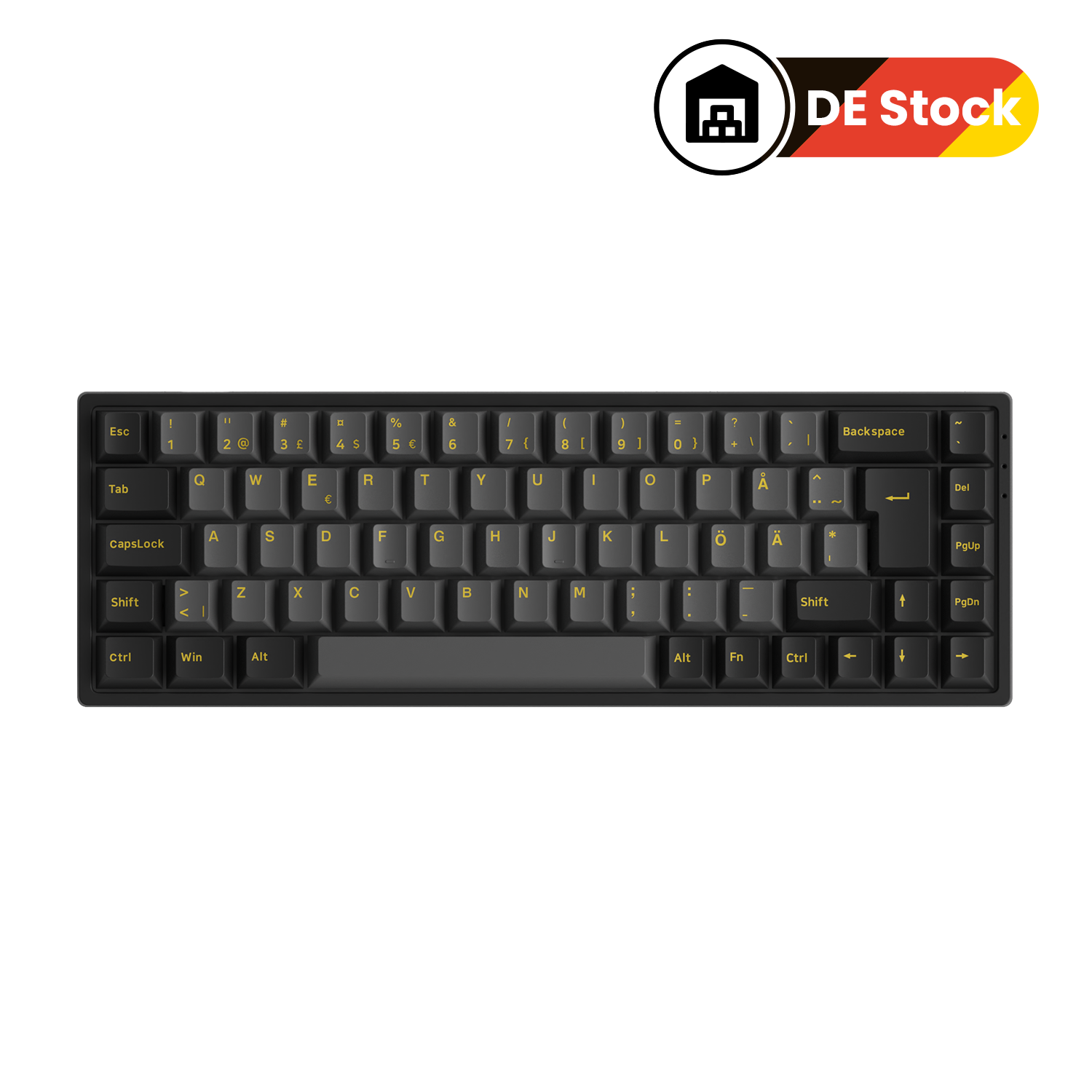 Black & Gold 3068B Plus ISO Nordic - Akko V3 Cream Yellow Pro