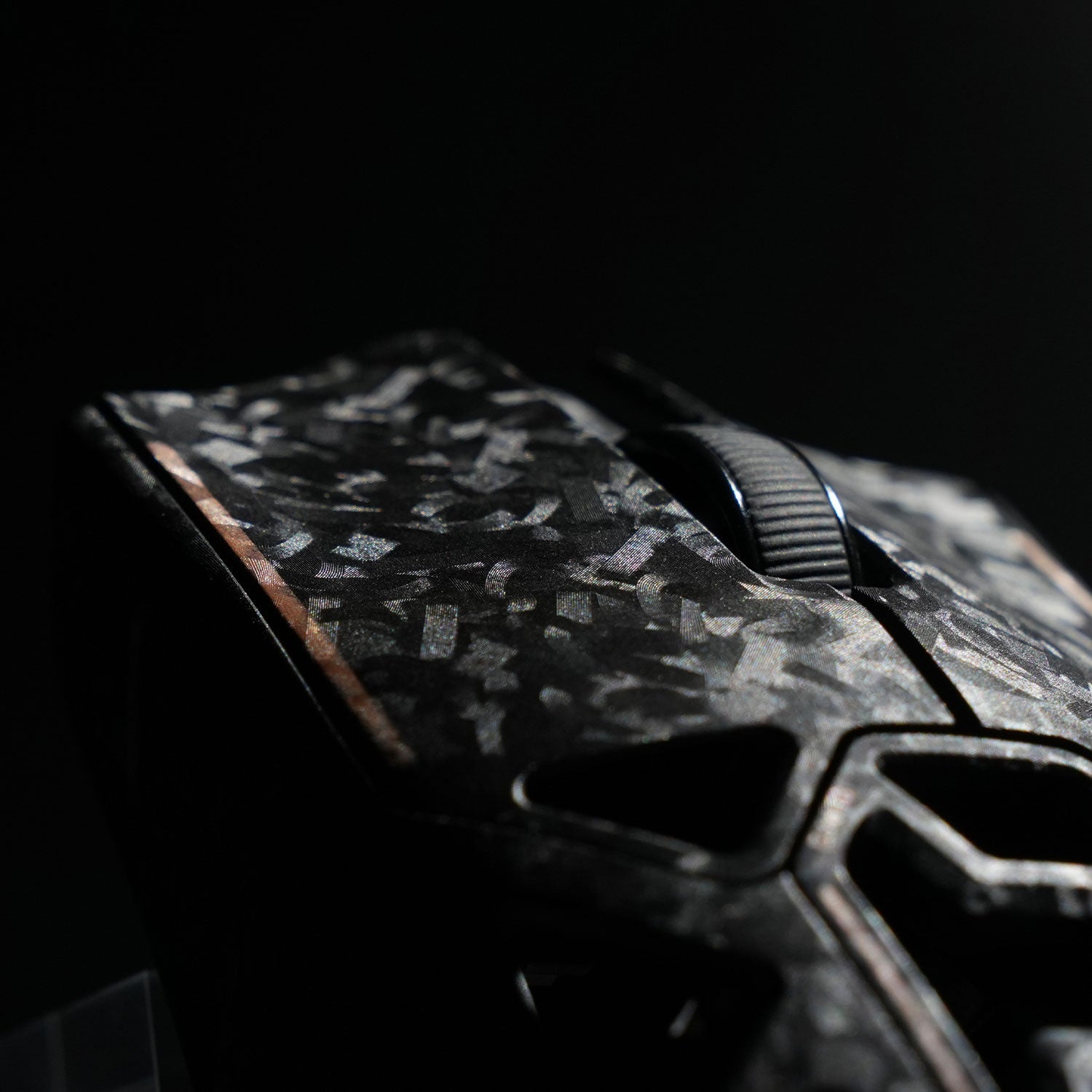 Akko Echo Carbon Fiber Gaming Mouse Black Encoder Details