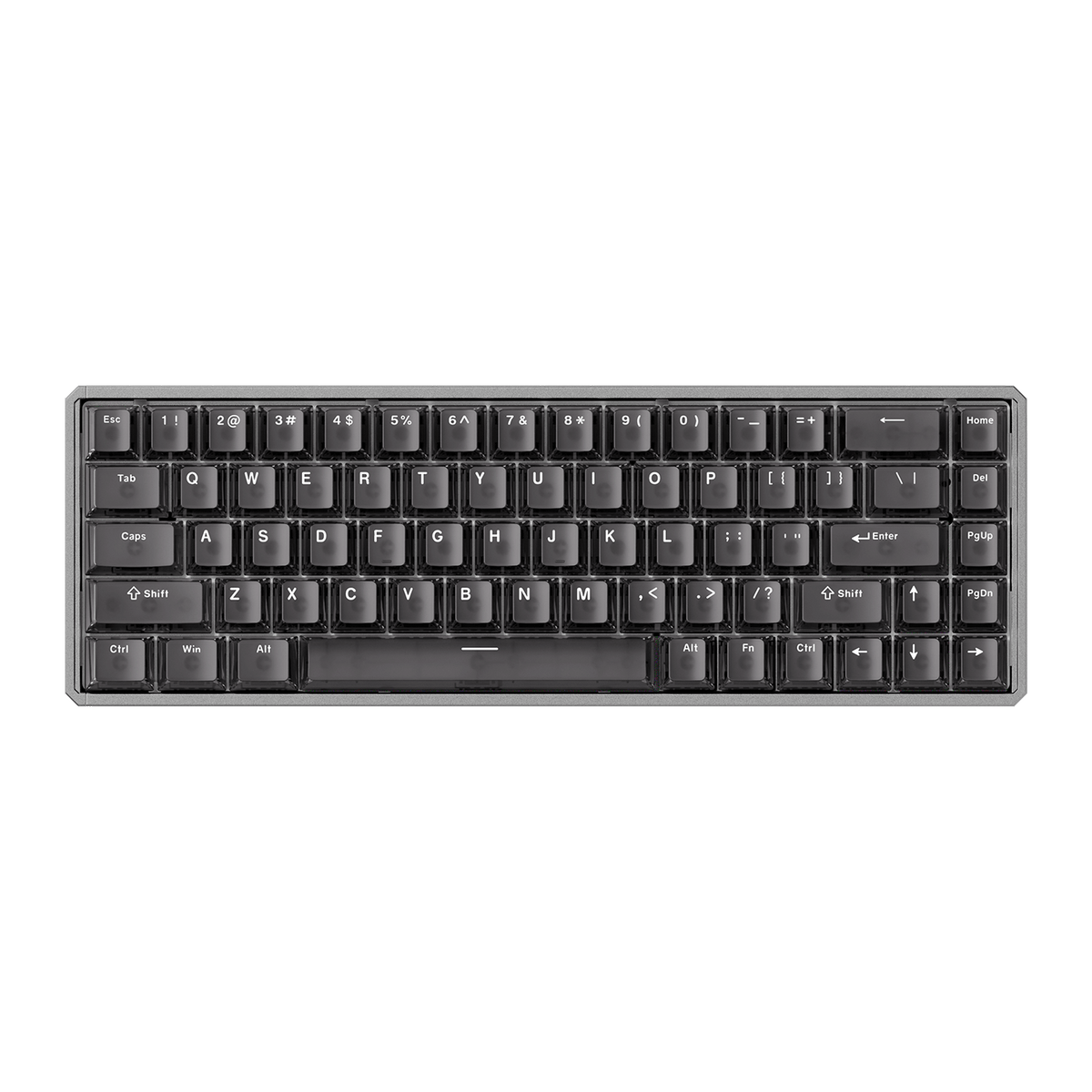 Akko MOD68 HE Magnetic Keyboard Black Trnsparent