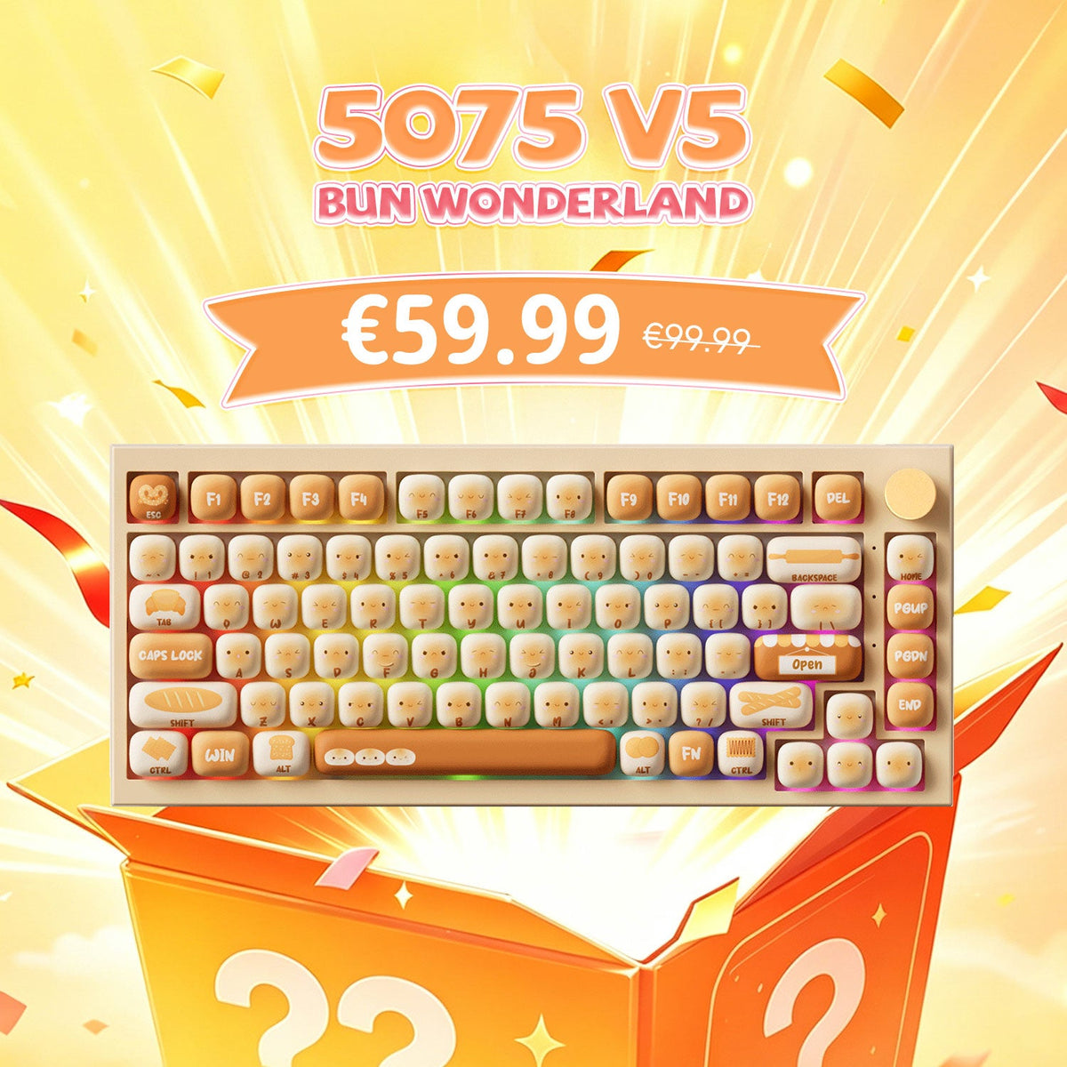 Akko's Mystery Box - 75% & 80% Collab IP Keyboard