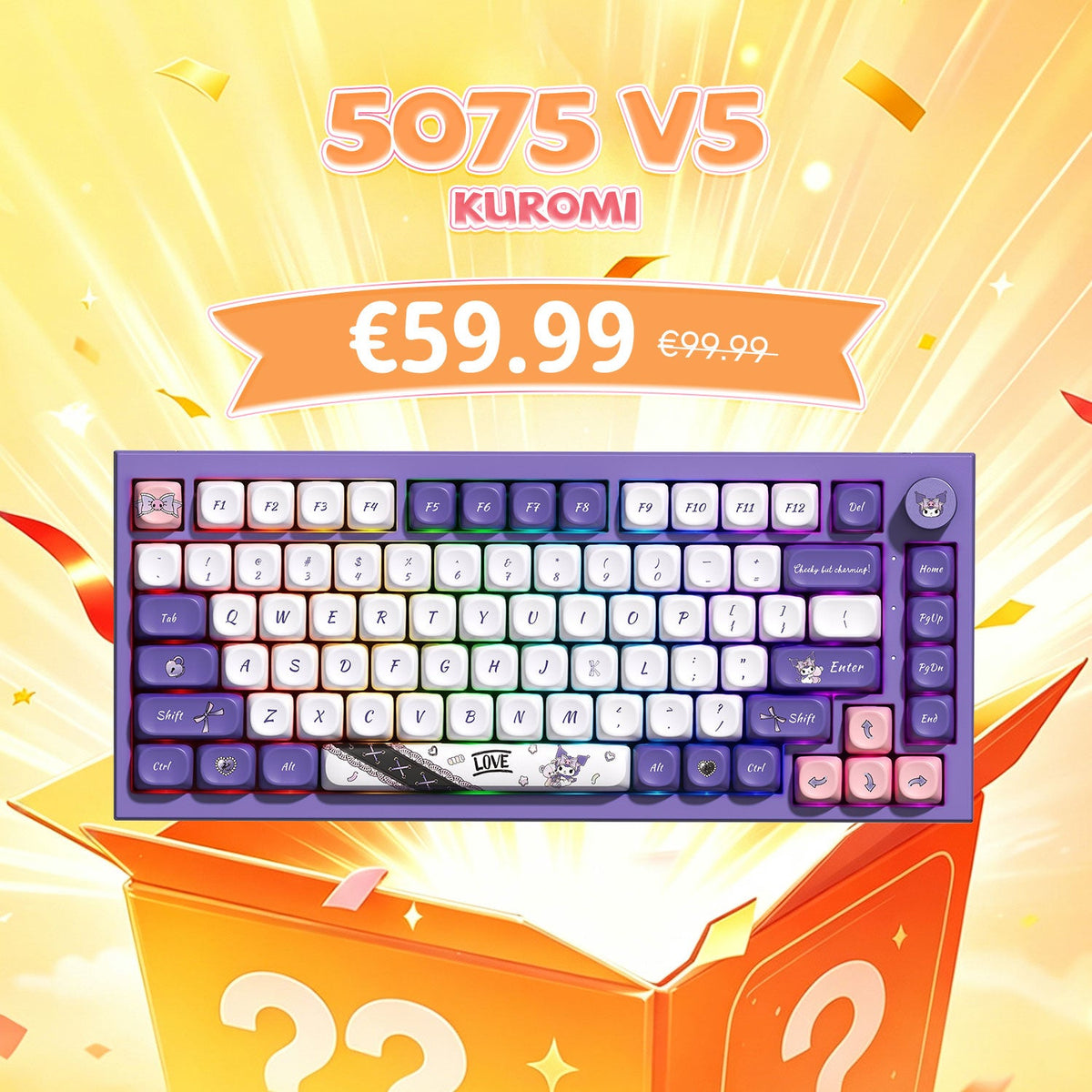 Akko's Mystery Box - 75% & 80% Collab IP Keyboard