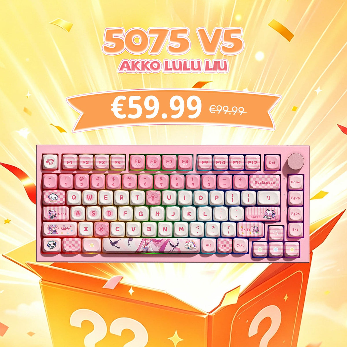 Akko's Mystery Box - 75% & 80% Collab IP Keyboard
