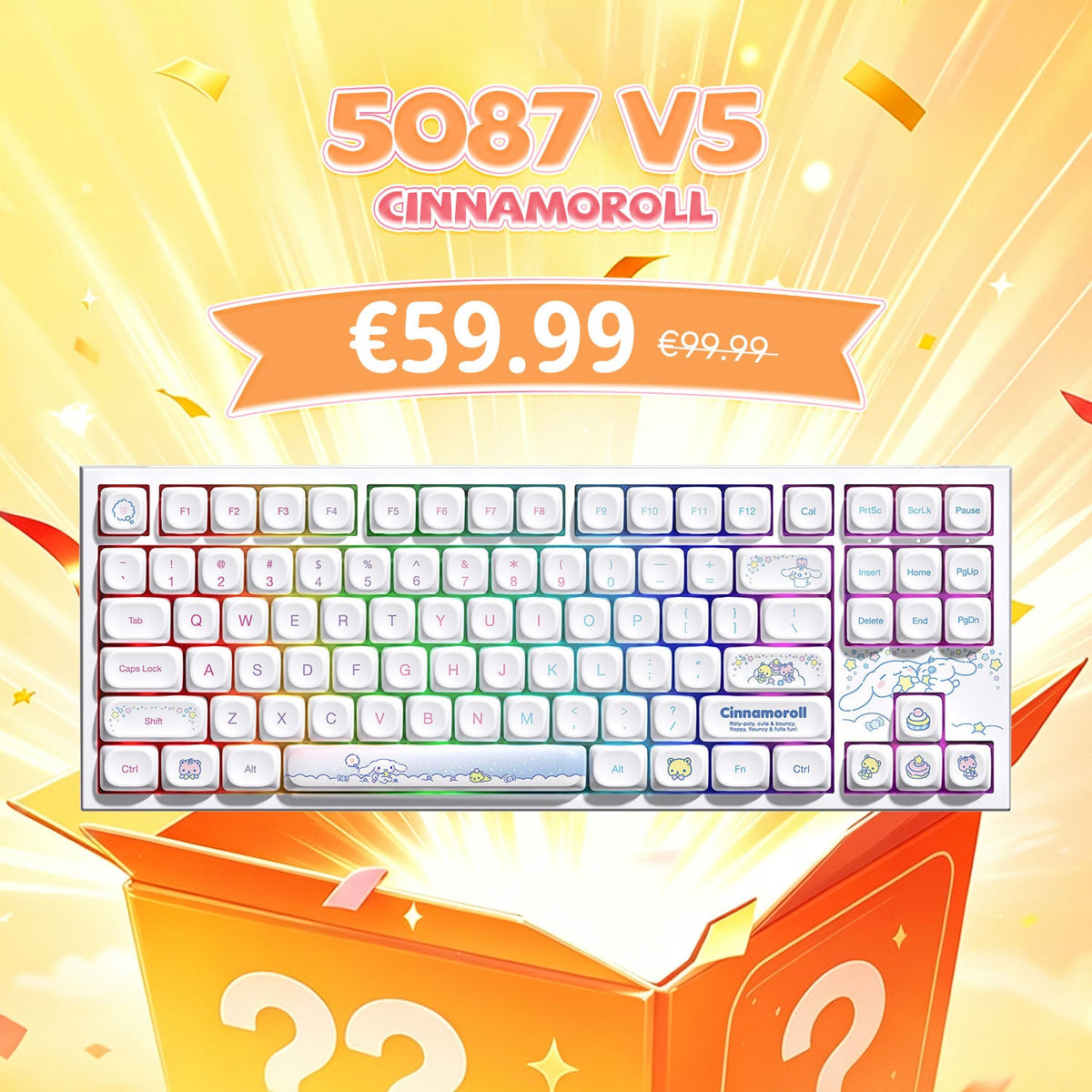 Akko's Mystery Box - 75% & 80% Collab IP Keyboard