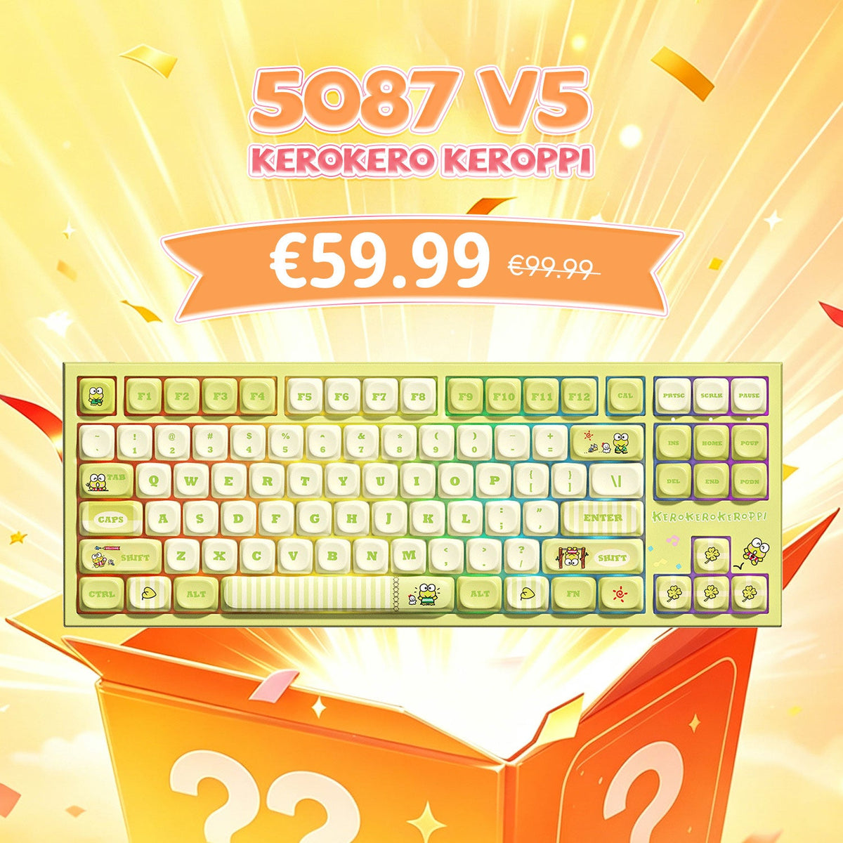 Akko's Mystery Box - 75% & 80% Collab IP Keyboard
