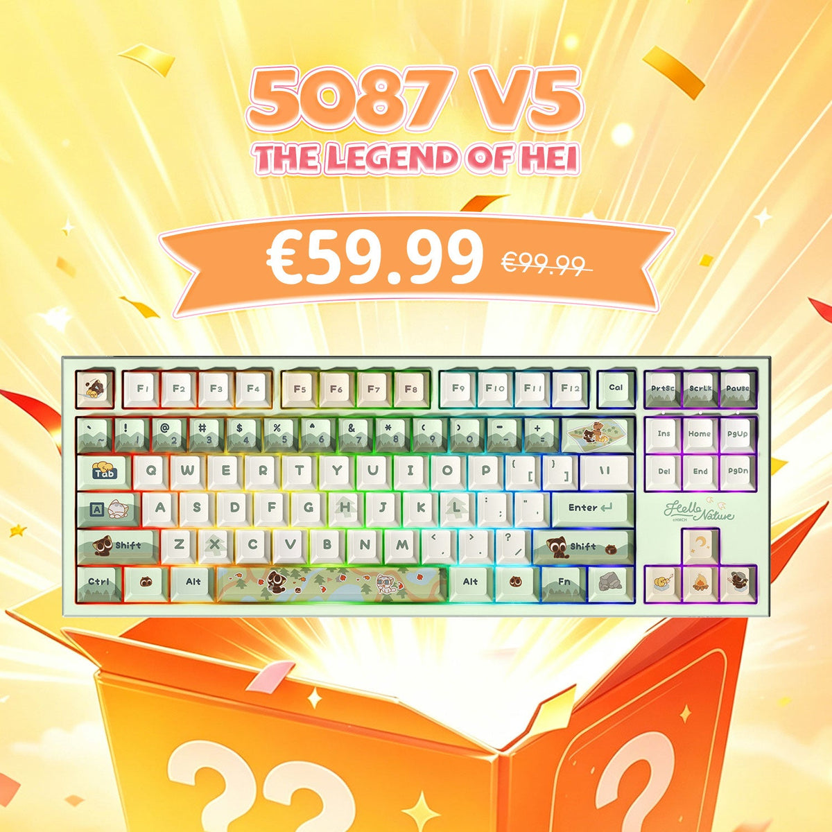 Akko's Mystery Box - 75% & 80% Collab IP Keyboard