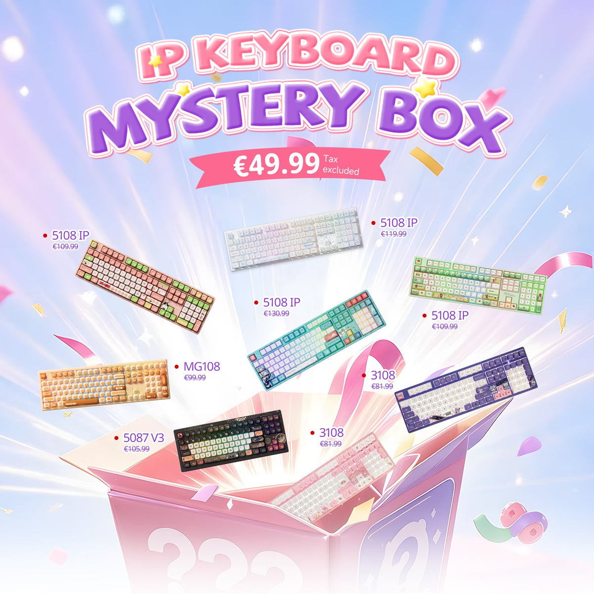 Akko's Mystery Box - Collab IP Keyboard
