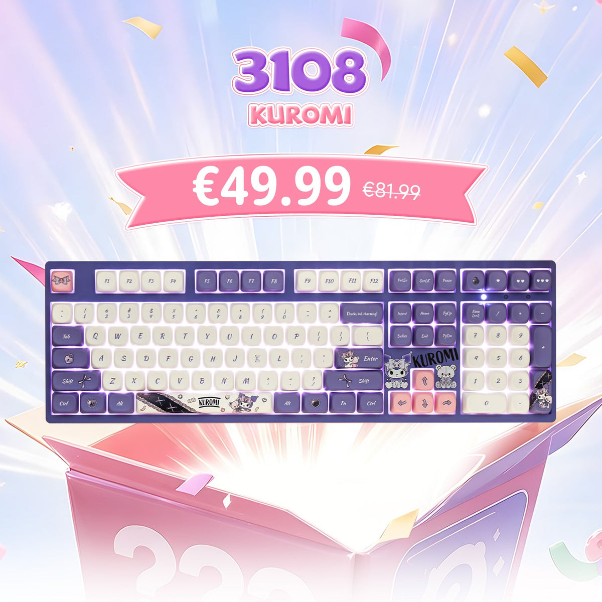 Akko's Mystery Box - Collab IP Keyboard