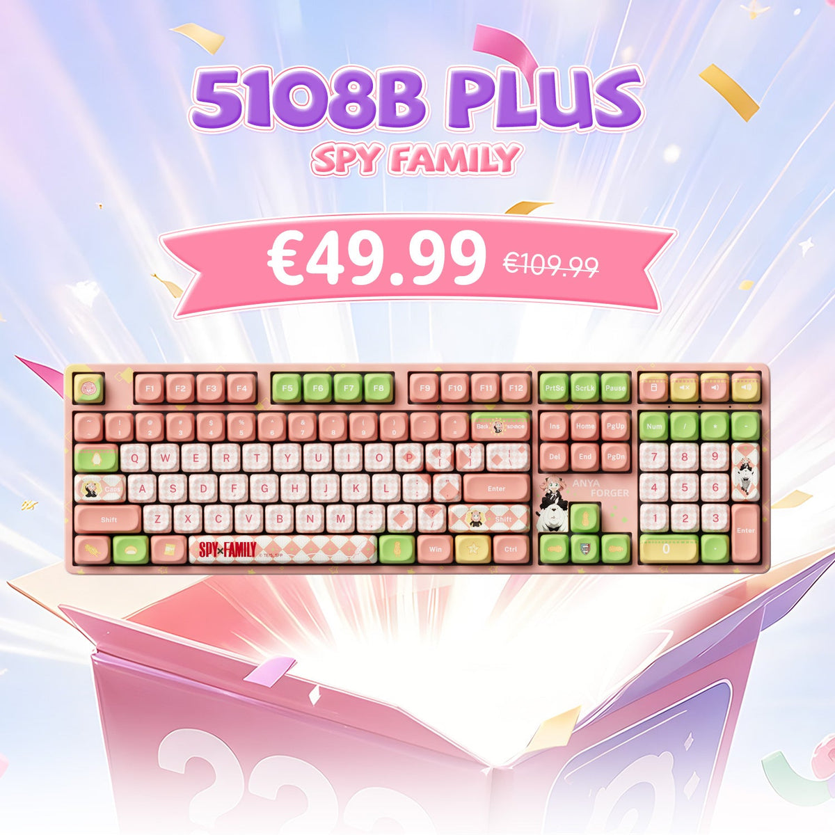 Akko's Mystery Box - Collab IP Keyboard