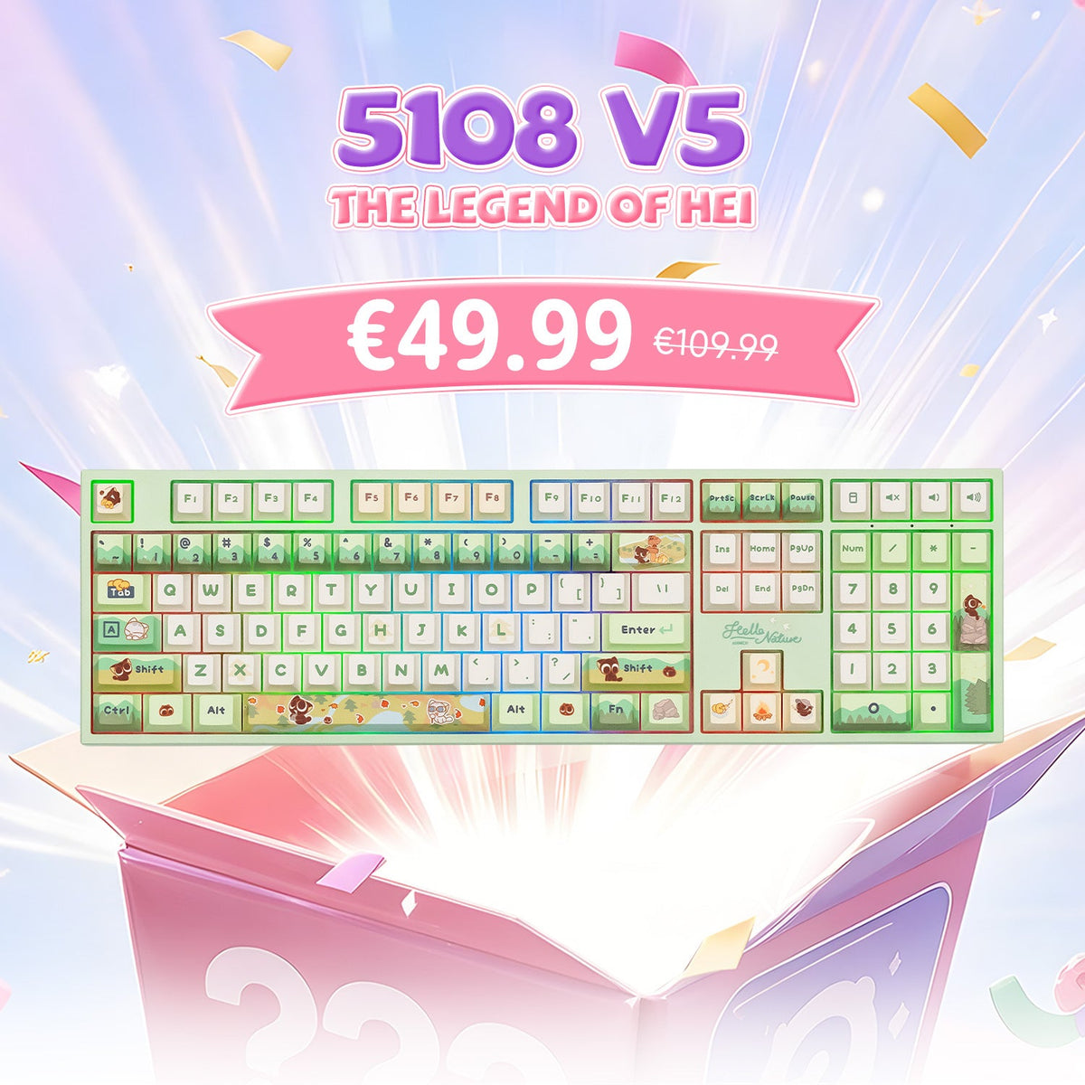 Akko's Mystery Box - Collab IP Keyboard