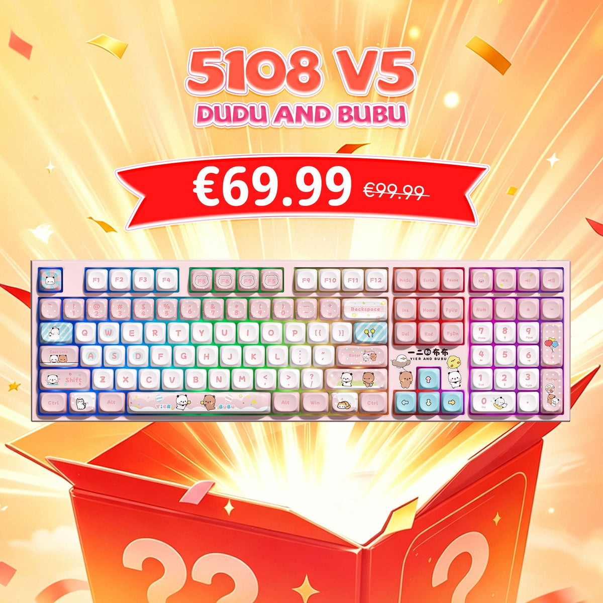 Akko's Mystery Box - Pop 100% Collab IP Keyboard