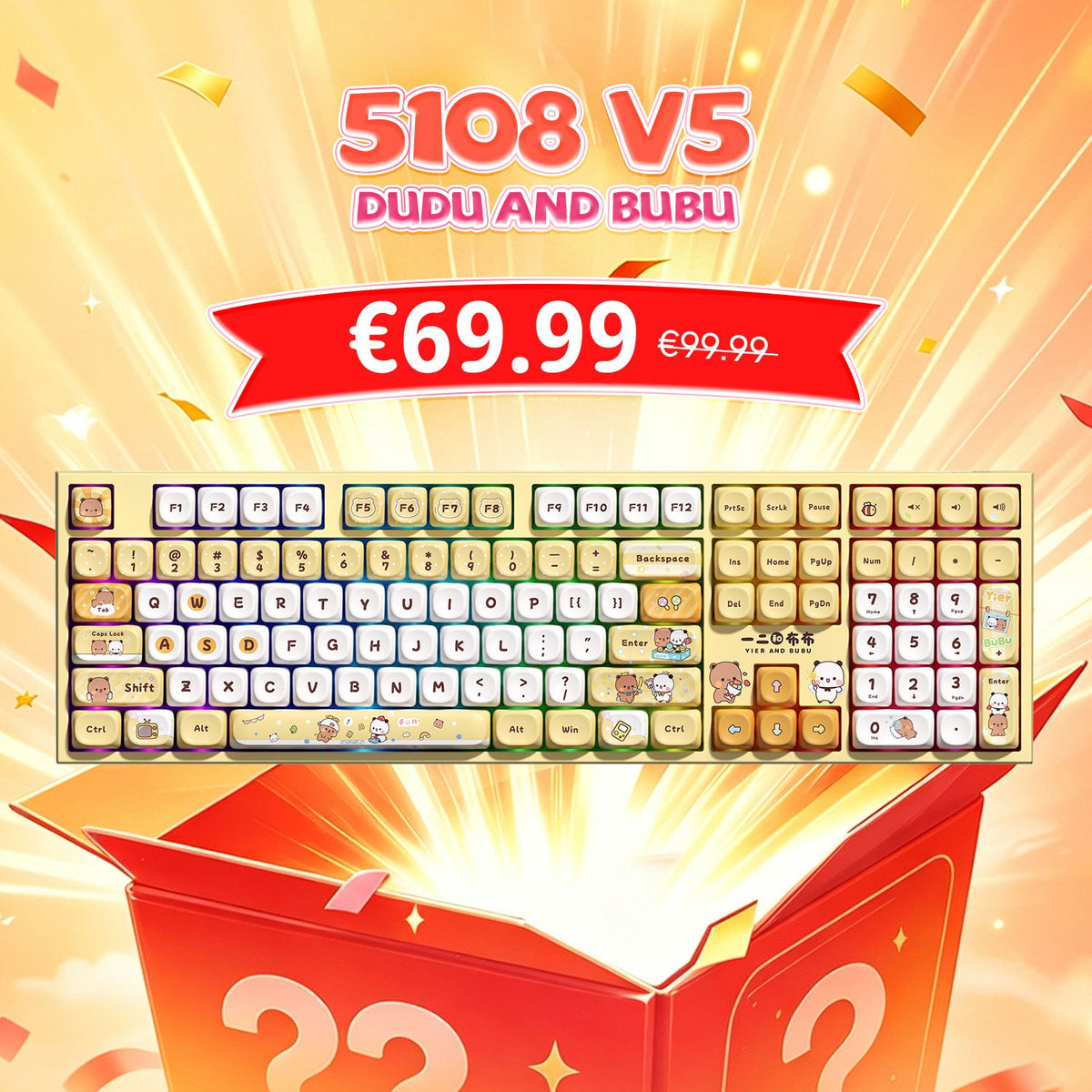 Akko's Mystery Box - Pop 100% Collab IP Keyboard
