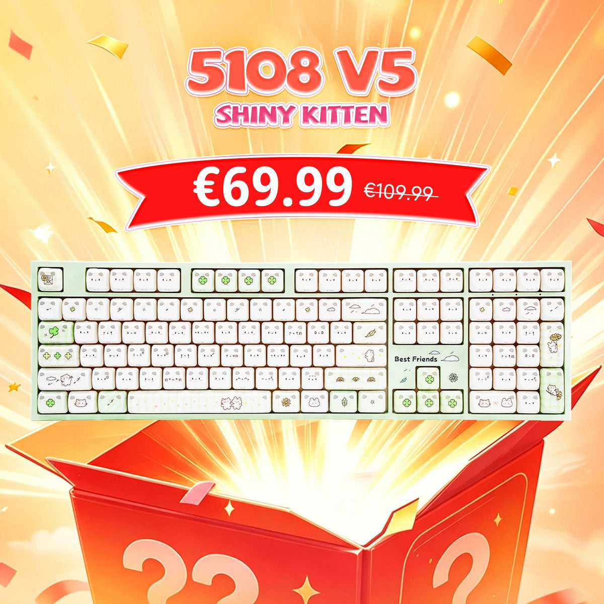 Akko's Mystery Box - Pop 100% Collab IP Keyboard