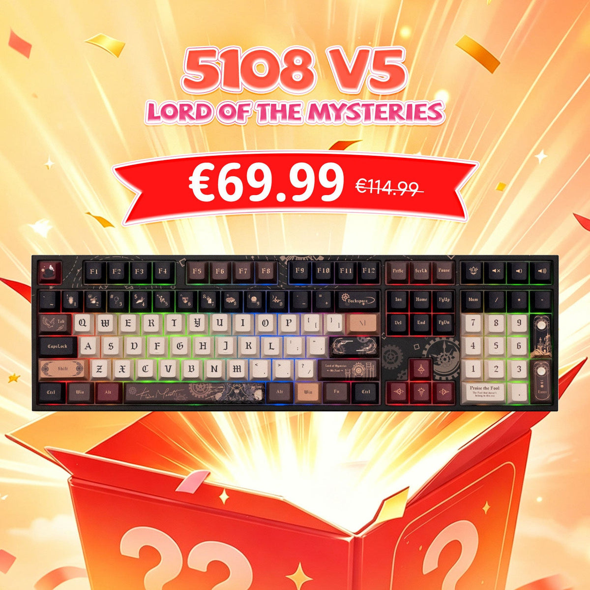 Akko's Mystery Box - Pop 100% Collab IP Keyboard