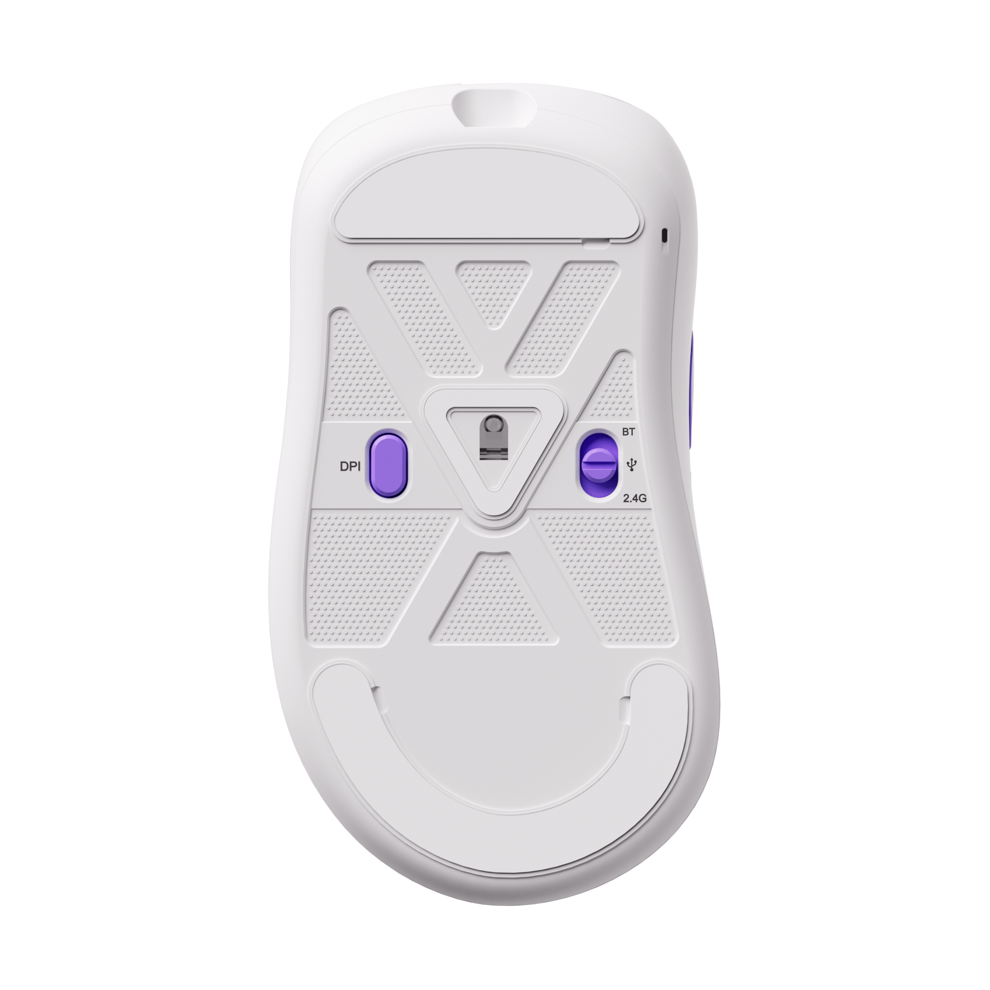 Akko Nest Gaming Mouse White Back Details