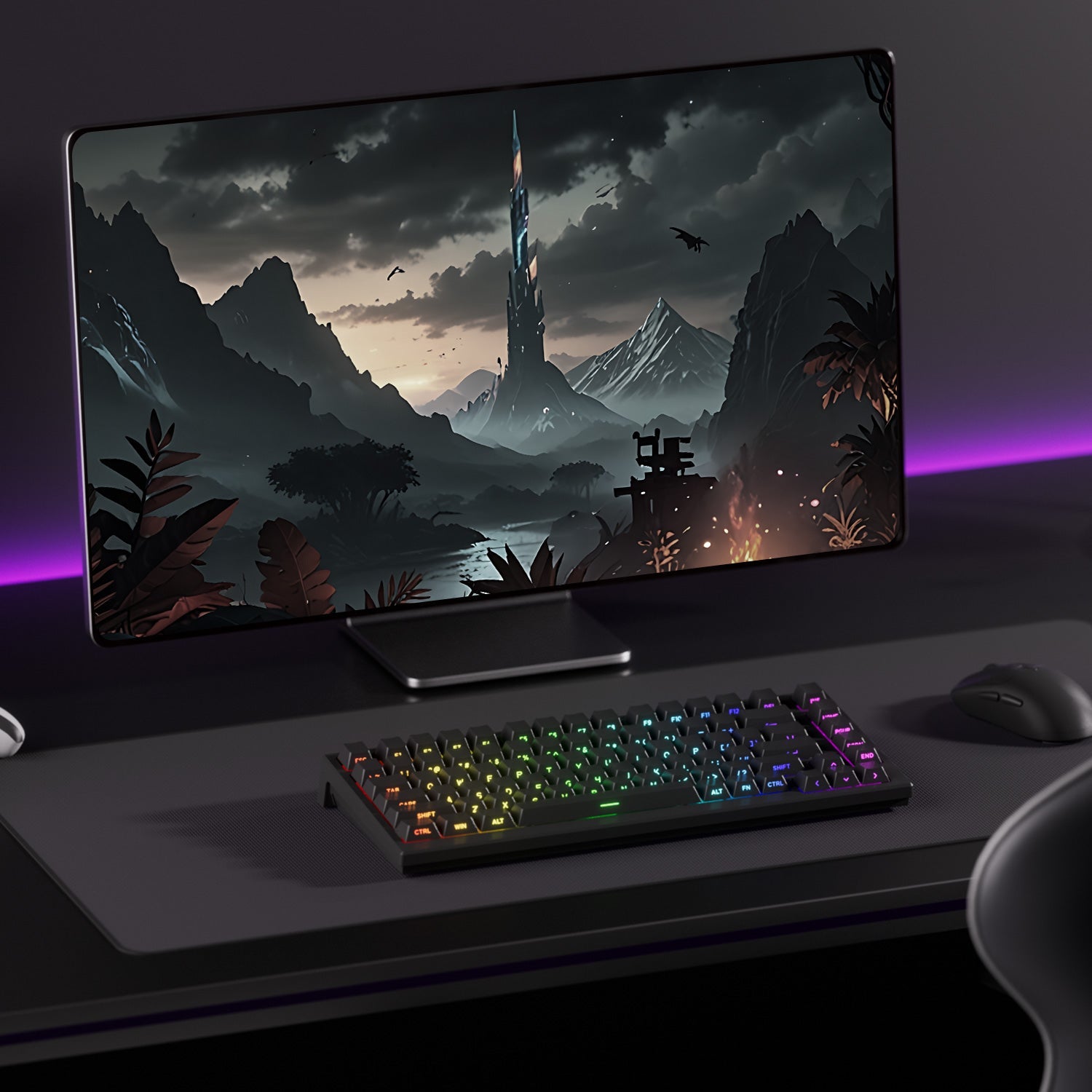 TAC75 HE Magnetic Keyboard- Black
