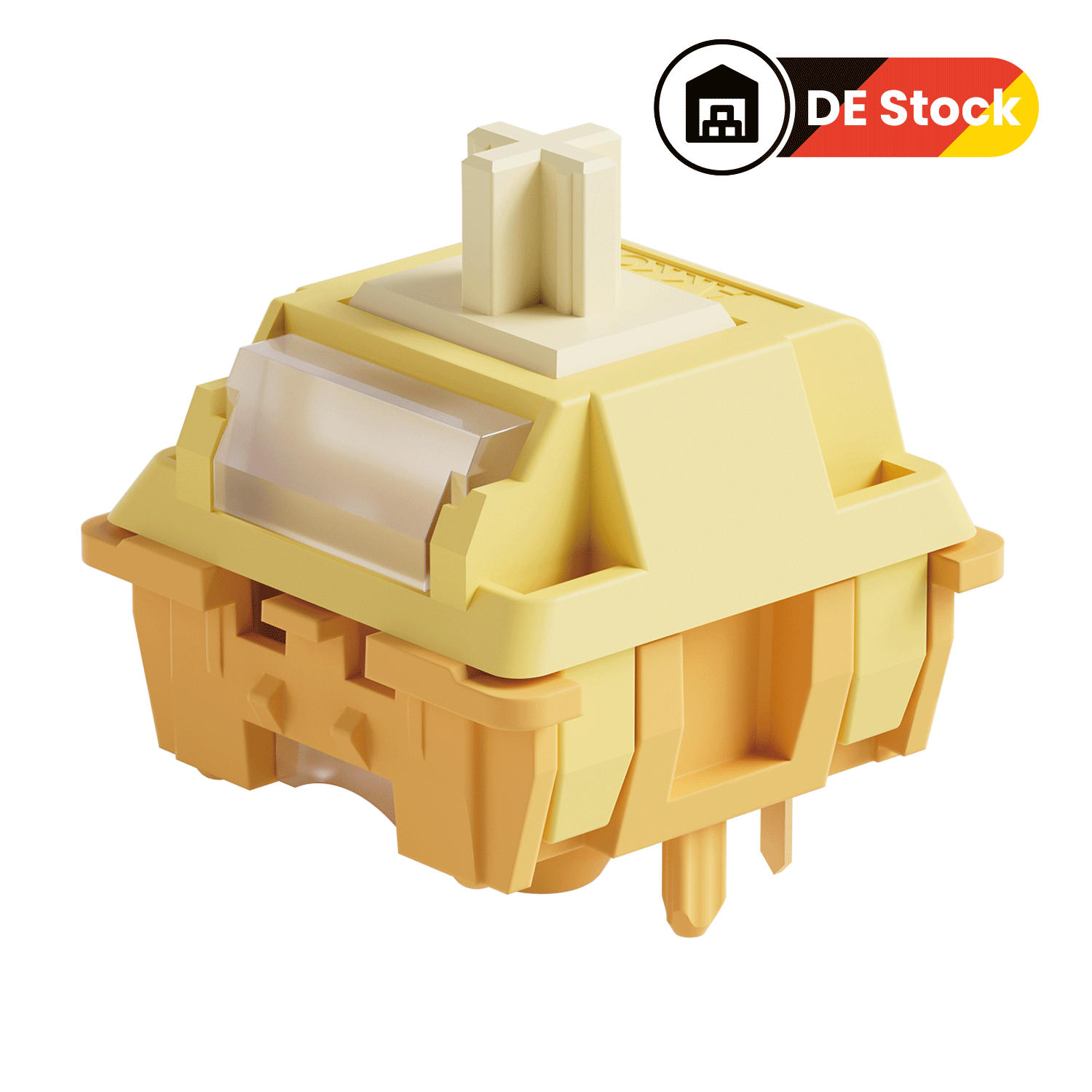 Creamy Yellow U1 Switch (Linear, 100pcs)