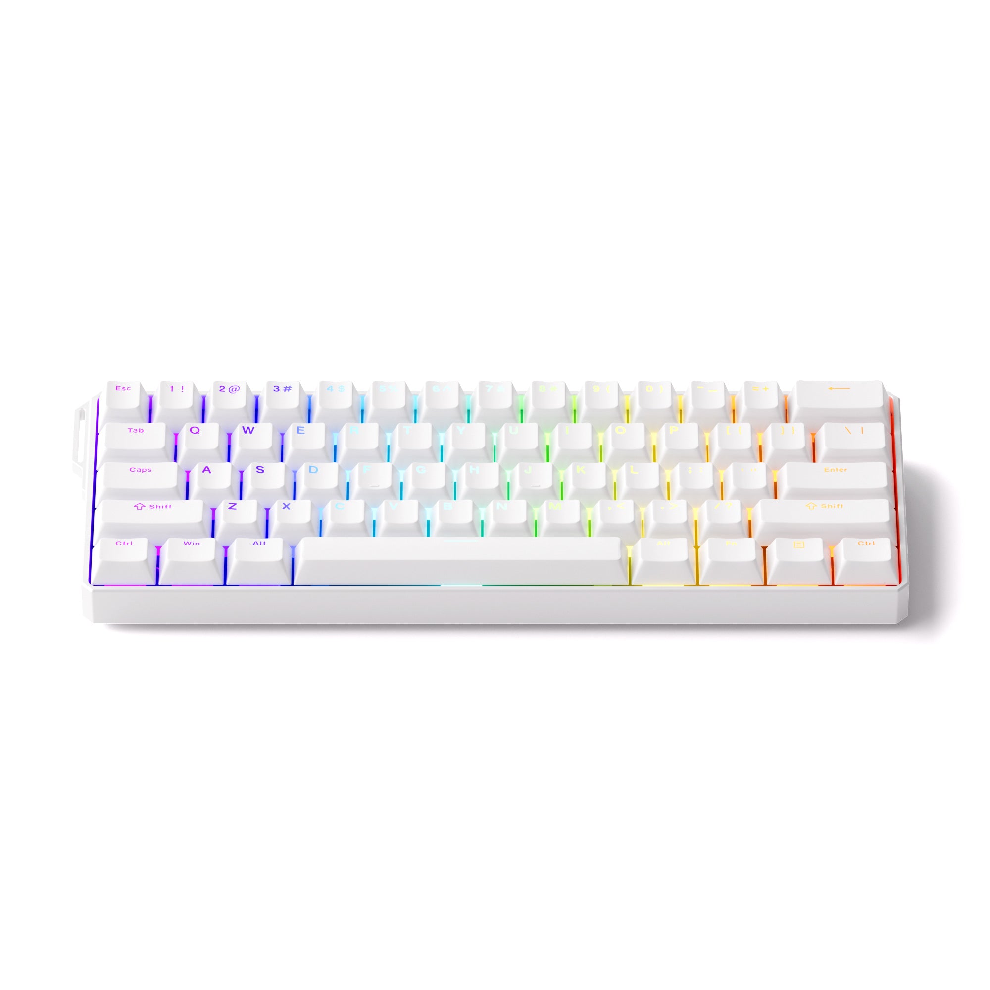 FUN60 Ultra White TMR/HE Magentic Keyboard