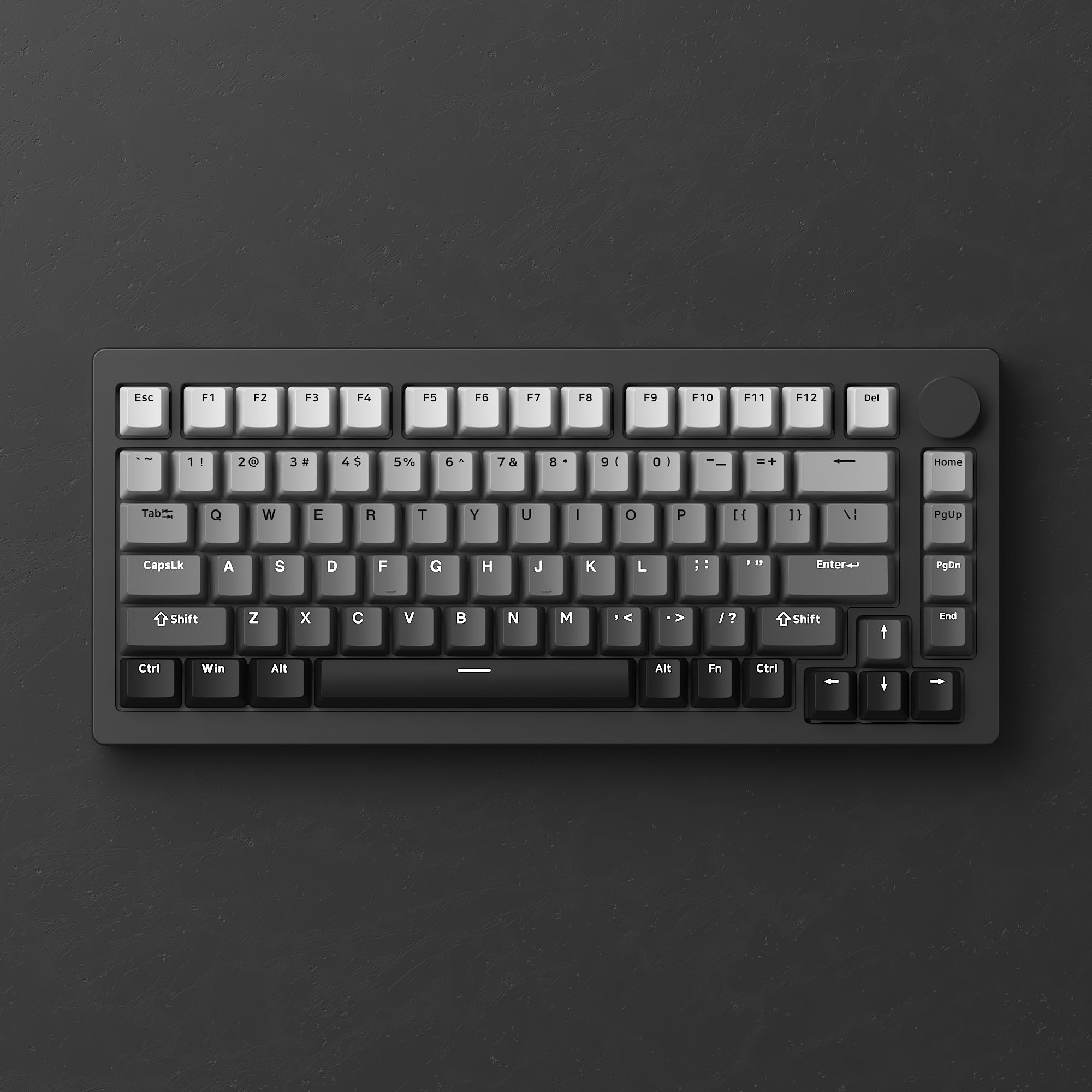 black monsgeek m1w v3 75 percent mechanical keyboard