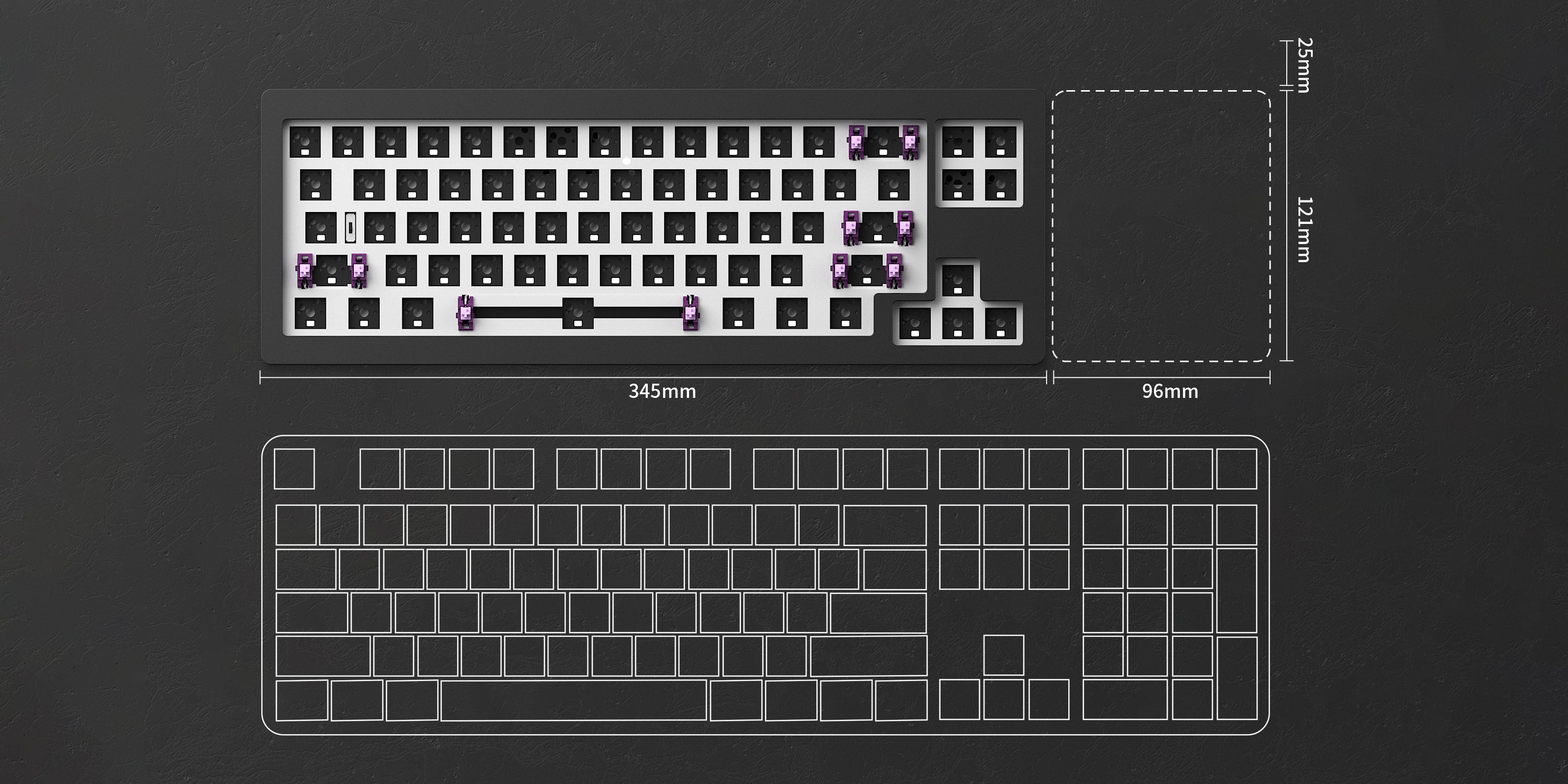 MonsGeek M7W 65% Keyboard Kit | Monsgeek EU