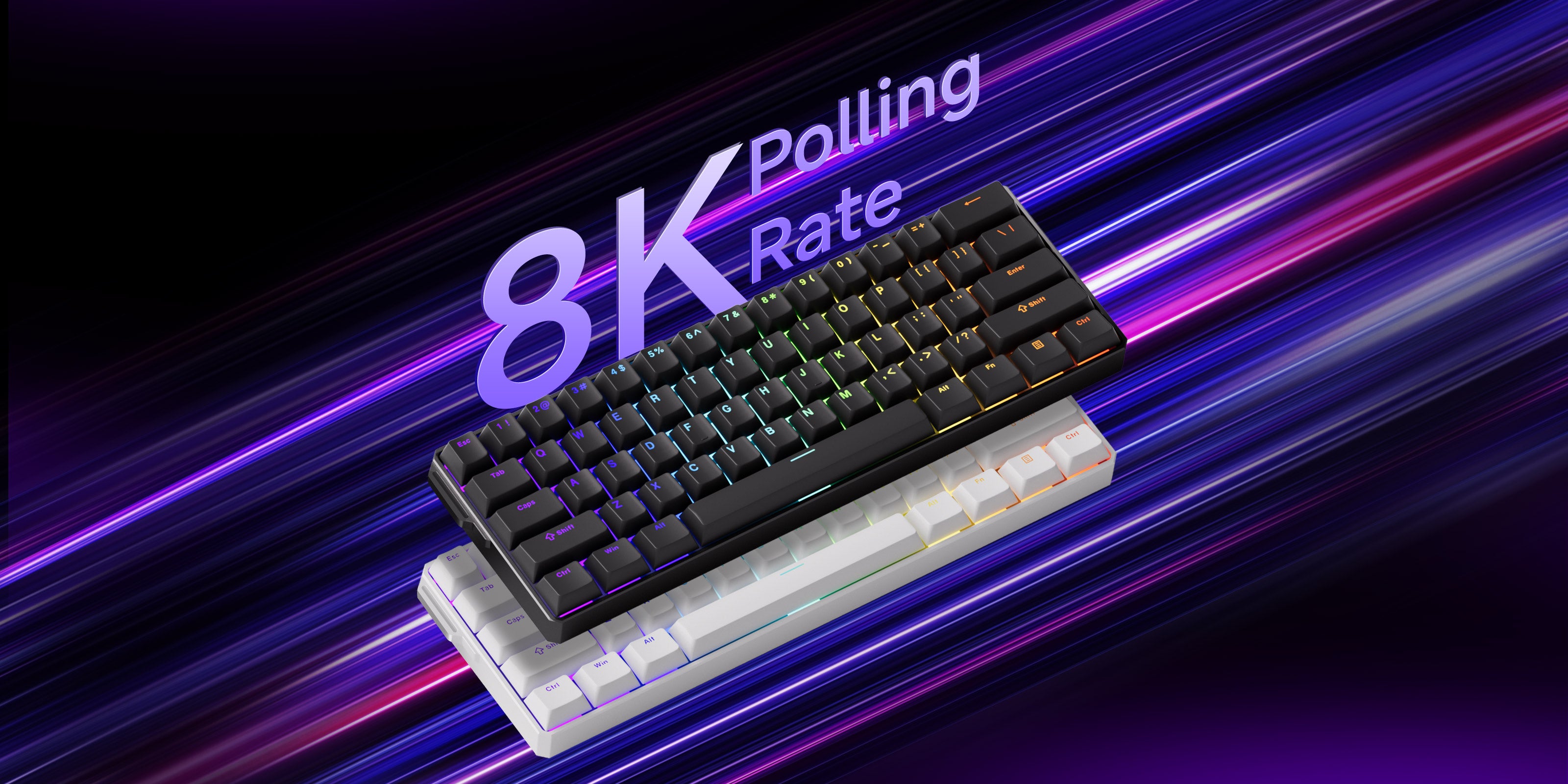 FUN60 Ultra TMR/HE Magnetic Keyboard 8K Polling Rate