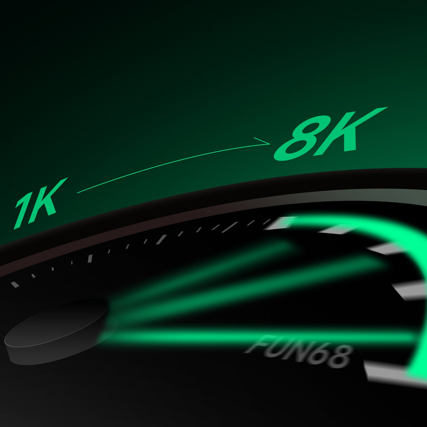 Monsgeek FUN68 HE Magnetic Keyboard 8K Polling Rate