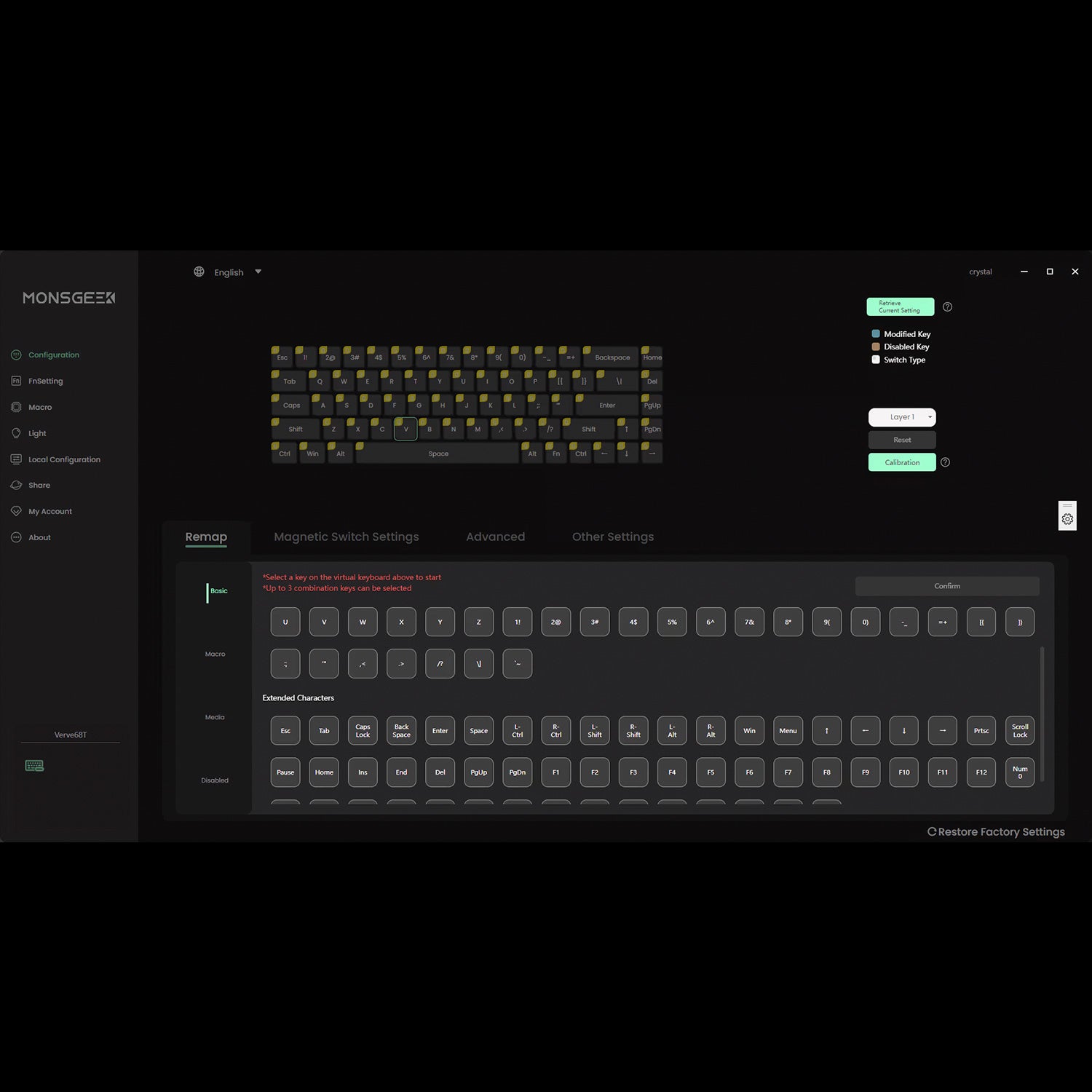 MonsGeek Verve68 HE Driver