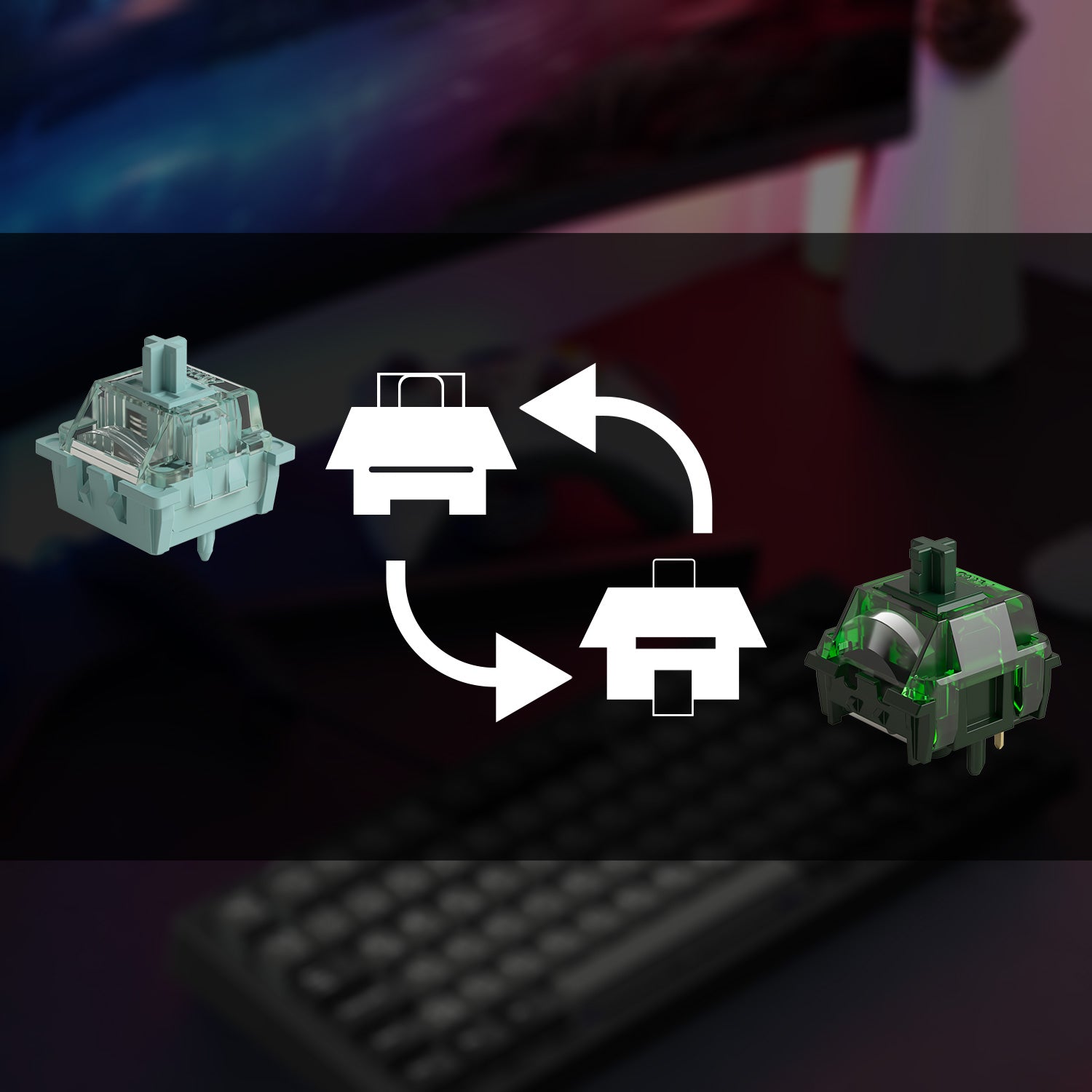 MonsGeek M1 V5 TMR ISO Magnetic Keyboard Mechanical Magnetic Switches Compatible